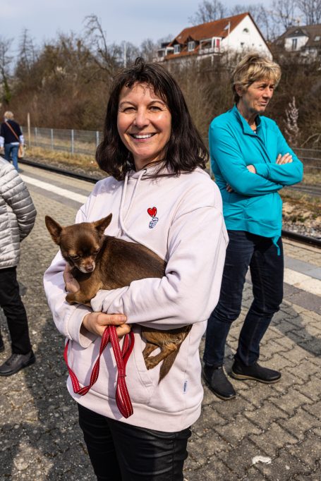 auch "wilde" Tiere waren im Zug
